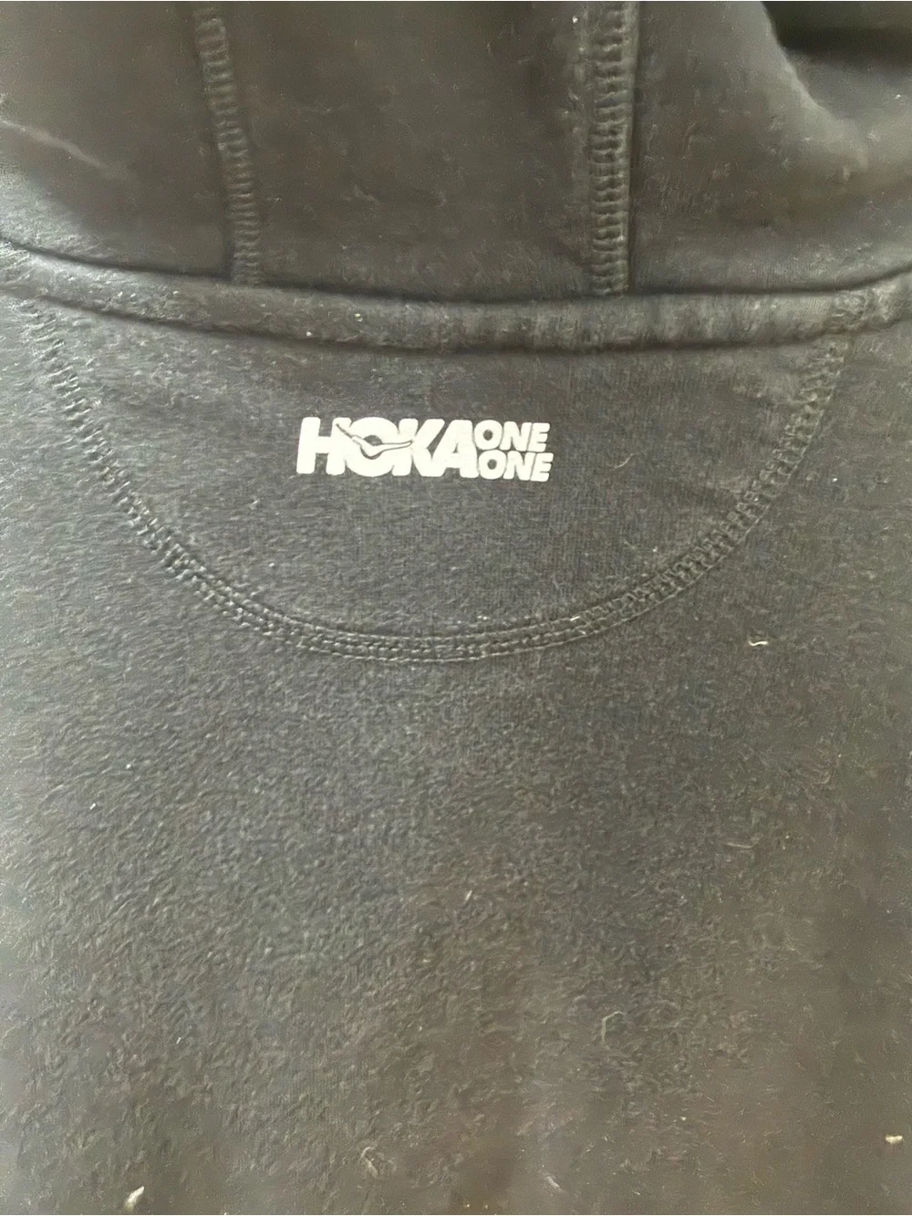 HOKA Men's Black Hooded Pullover Sweatshirt